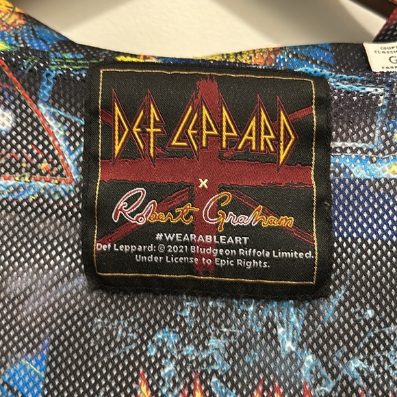 Robert Graham DEF LEPPARD INVINCIBLE L Limited Edition Hoodie Jacket $598 - Picture 9 of 10